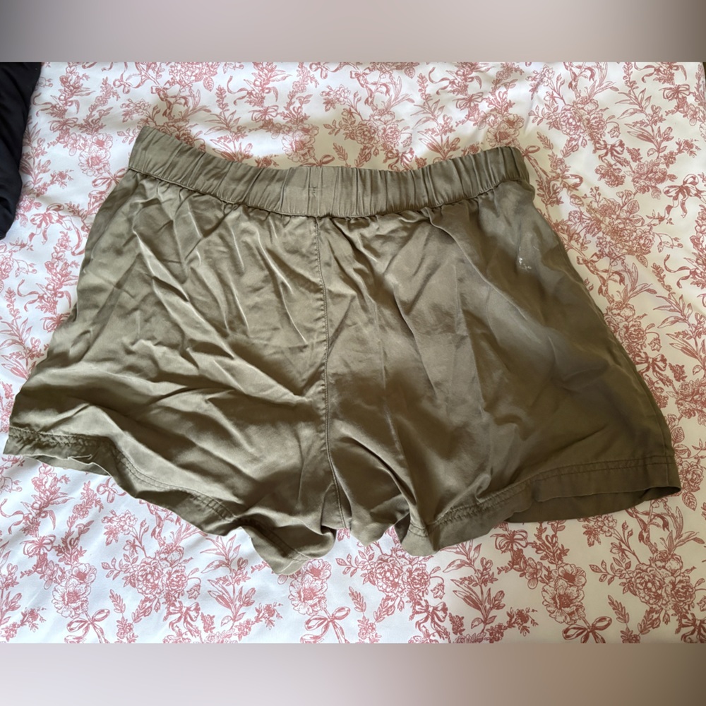 Banana Republic Sage Green Relaxed Shorts